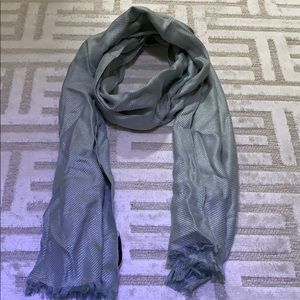 Banana Republic ice blue silk scarf
